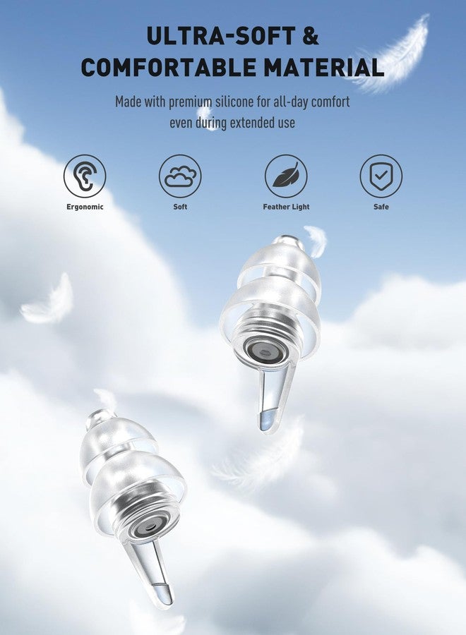 Hearprotek 2 Pairs Concert Ear Plugs, Hearprotek Reusable High Fidelity Noise Reduction Music Ear Plugs for Ear Protection-Soft Hearing Protection Earplugs for Concerts, Musicians, Events (Petite Size) - Image 5